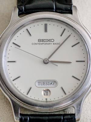 This might be the least expensive watch I own, but it’s by far the one that means the most to me. #watches #fashion #style #menswear #seiko 