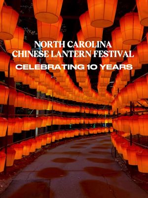 ✨🎉 Get ready North Carolina 🎉✨ 🐲 for the most spectacular event of the holiday season — the North Carolina Chinese Lantern Festival is BACK and celebrating 10 amazing years of glowing magic! 🏮💫 📍 Koka Booth Amphitheatre 8003 Regency Pkwy, Cary, NC 27518 @ncchineselanternfestival  📅 Dates: November 15, 2025 – January 11, 2026 ⏰ Hours: 6:00 PM – 10:00 PM (closed Christmas Day) This is one of my favorite holiday traditions 🎄💖 I go every year with my family, and it never fails to take our breath away — the lights, the colors, the culture, the magic ✨ If you’re looking for something unforgettable to do this holiday season, this is it! 🌟 🎟️ Tickets + info: boothamphitheatre.com 👉 Don’t miss out! Send this to who you’re going with and follow me @raleighwanderlust for more festive adventures 💕🏮❄️ #raleighnc #raleigh #visitnc #northcarolina #chineselantern    
