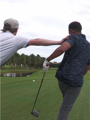 Salim's hater pushes him in the tee box 👀 #nelk #golf #hater #fullsend #fyp 