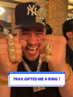 I can’t believe @TraxNYC gifted me an unbelievable upside down diamond ring !!! Beyond speechless and appreciative !! I love you my bro ! #Mosesthejeweler 