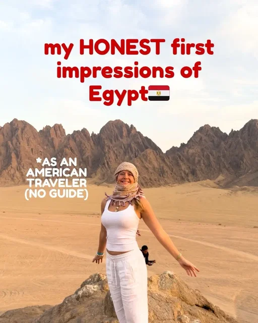honest first impressions of Egypt as a female American traveler 🇪🇬🇺🇸 #egypttravel #egypttravel 