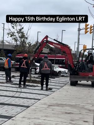 Happy 15th Birthday Eglinton LRT #toronto #torontolife #torontotiktok #torontotransit #eglinton 