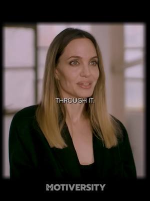 Walk through the fire. Don’t run from it 🔥 Speaker #angelinajolie  #motivation #inspiration #mindset #motivational 