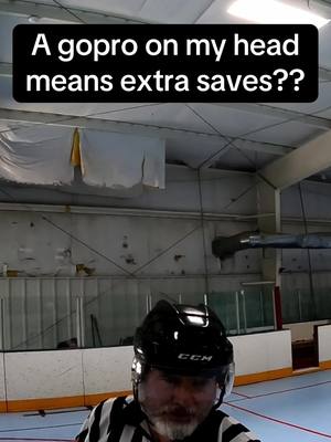 Do any of you agree with this? - I feel like if you hit my gopro your not scoring regardless! - #hockeygoalie #hockeytiktok #hockey 