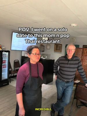 Solo date at this mom n pop Thai restaurant.🇹🇭 📍Arun Thai Foods 5609 Watauga Rd Suite B, Watauga, TX 76148 #solo #pov #Vlog #thailand #fypシ 