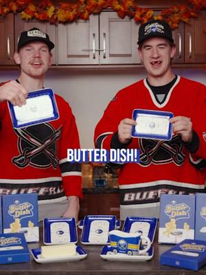 BUTTER DISH! Get tickets to our game on November 23rd and get your butter dish!  #buffalosabres #butter #NHL 