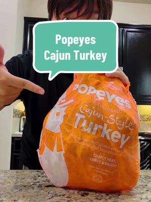 Trying Popeyes Cajun Turkey for a Food Review! How does it taste? #popeyes #fastfood #foodreview #mukbang #foodcritic 