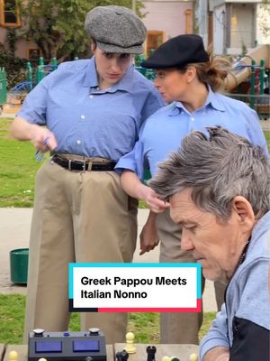 Keep an eye out for when Nonno and Pappou meet again 👀 @Arianna Papalexopoulos #italian #greek #comedy #nonno #pappou 