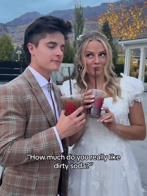 Nothing better than a crisp dirty soda at the reception 😩 @Swig 