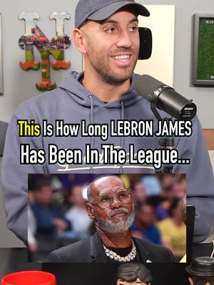 THIS IS HOW LONG LEBRON JAMES HAS BEEN IN THE NBA! #fyp #NBA #basketball #lebronjames #goat 