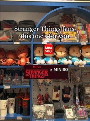 Stranger Things x Miniso ❤️‍🔥 The  @Stranger Things x @MINISO collection just dropped, and it’s giving all the retro nostalgia, fan-fave chaos, and Upside Down energy from cute collectibles to must-have merch, this collab is perfect for any Stranger Things fan! 📺🛍️❤️ #miniso #strangerthings5 #strangerthingstv #minisocanada #strangerthings