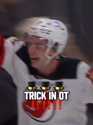 YOU WANTED A SHOW? NEMO GAVE YOU A SHOW!!!! #simonnemec #hattrick #njdevils #devilsvsblackhawks #NHL 