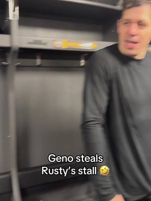 We love these two 🤣 #NHL #globalseries #sweden 