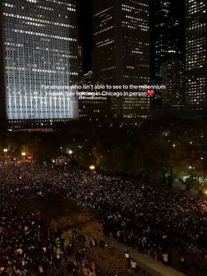 The 2025 millennium park tree lighting is Friday November 21 starting at 6pm. It’s free to attend but gets insanely crowded. If you can’t make it here a video I took out our window last year ♥️ Follow for more things to do in Chicago & things to do in the Chicago suburbs 