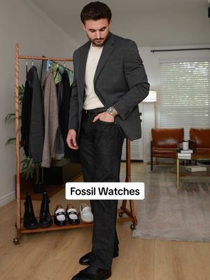 Four outfits for four holiday moments, and the right details from @fossil to finish each look! #mensstyle #mensaccessories #FestivelyFossil #FossilPartner