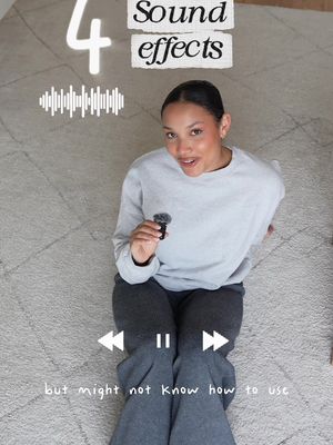 Sound effects explained Part 2 🎧 If visuals tell the story, sound fills in the atmosphere. The clink of a glass, the thud of footsteps, the click or an image… tiny details that make everything feel alive. Keep listening closely… the magic is always in the layers. ✨💗 . . #soundeffects #editingtips #editingtutorial #creativevideo #contentplanning  SOUND EFFECTS EDITING TIPS CONTENT PLAN