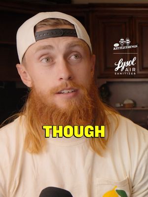 #ad There are few things George Kittle enjoys more than a bacon wrapped filet...Don’t ask about the dishes 📷 Presented by @lysolus – helping you to share the love, not the stink with Lysol Air Sanitizer