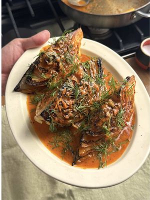 #ad Tomato butter charred cabbage with only the best @KerrygoldUSA  🌟 a savory compound butter made with roasted tomatoes and garlic, miso, tomato paste, gochugaru, and Irish grass-fed unsalted butter