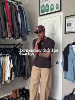 Just cause we’re dads doesn’t mean we can’t be fly as well. 🕺🏾 #outfitideas #fallstyle #menswear 