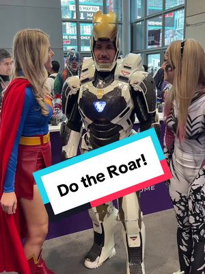 It’s Iron Man cosplayers’ faults for making the mask drop so cool though   @frankly_built is always such a good sport about it too!  @Sarah Dean @New York Comic Con  #ironman #nycc #bigcosplay #ironmancosplay #cosplaygirls 