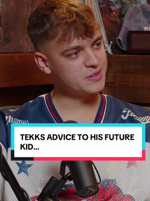 “You’re there for a reason” is the sweetest advice to his future kid 🥹 @TekkzTok 