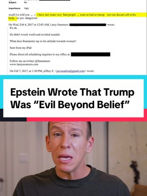 Epstein Wrote That Trump Was “Evil Beyond Belief” #usa #america 