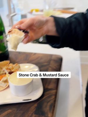 A special surpise for Katherine! Nothing puts a smile on Katherine's face like Stone Crab season. Pair that with Mustard Sauce and we have a happy wife! Serves: 4  Prep time: 2 minutes  Special tools: whisk Ingredients:  1/2 cup mayonnaise  1 tablespoon Dijon  4 splashes Worcestershire sauce  1 tablespoon high-fat sour cream 1 teaspoon lemon juice Directions: Mix until smooth and serve with stone crab. . . . #stonecrab #seafood #seafoodlovers #surprise #surprisegift 