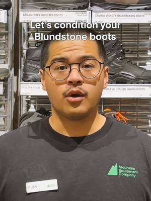Blundstone boots are built tough, but a little TLC goes a long way. #MECstaffer Ethan shares how to clean off the salt and stains, condition the leather, and waterproof when needed. With a little bit of pre-season care, your @blundstoneca boots will keep you comfortable all winter (and spring, summer, and fall) long. Link in bio to get set-up with the goods to condition your boots.