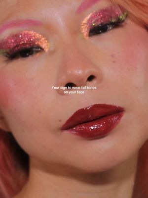 Forbidden apple vibes 🍎✨ @Kara Beauty maga glitz palette  @violette_fr lune liner- culvre* coup de foudre* @bellabeautebar green goddess palette 