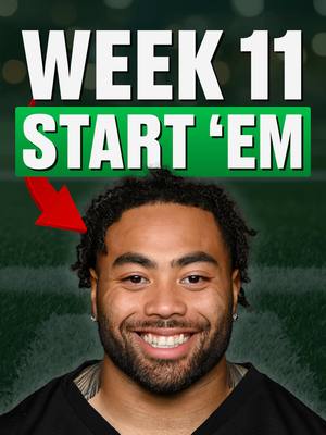 5 MUST Starts for Week 11 of Fantasy Football 🏈👀 #fantasyfootball #nfl #fantasyfootballadvice #football 
