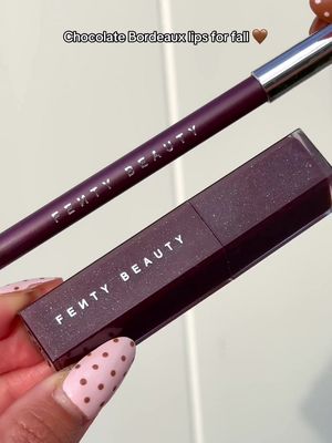 One Hot Chocolit #lipcombo coming right up 😮‍💨💫☕️ ATTN: Our #BlackFriday deals are *officially* ON, so get up to 40% OFF limited-edition Holiday goodies, exclusives bundles & more Fenty faves NOW only on #TikTokShop ✨ Treat ya lips to our yummy, Chocolate Bordeaux lip duo for all your cozy szn night outs ⤵️ 🍫 Trace’d Out Lip Liner in ‘Bored Heaux’ 🍫 Gloss Bomb Shimmer Stix in ‘Hot Chocolit’