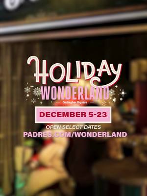 You are now officially booked & busy December 5 - 23 🎅 #Holiday #SanDiego #PetcoPark #Padres 