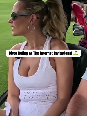 A Potential PGA Rule Change Came Into Play At The @The Internet Invitational with this Divot ⛳️ @Dave Portnoy 