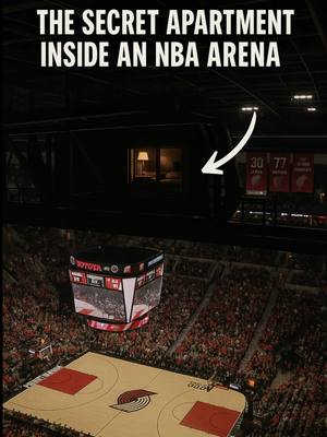 Imagine living inside an NBA arena 😳 #NBA #nbabasketball #basketball 