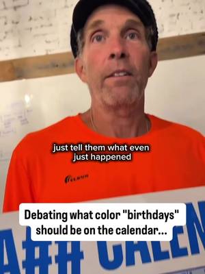 No seriously.. what color are birthdays..?? I always make them Green.. Birthdays are green right???