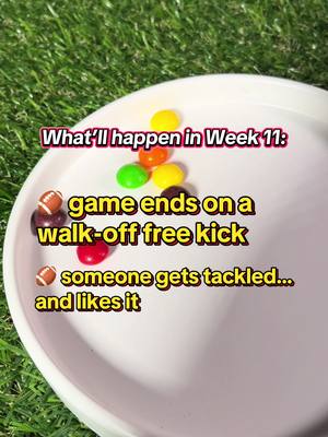 As an *official* sponsor of the NFL… here’s what’s on deck for Week 11. Maybe. Maybe not. I can’t tell the future 👻 