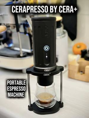 Welcome to Cerapresso, my new coffee traveling companion! ☕️🥾✈️🌉 In love with my new portable espresso machine, with which, as a pure espresso lover, will get to enjoy and share with you all! New coffee adventures unlocked 🔓 Some of the features I love so far and honestly make this machine beat other brands: • Fits 15-20g coffee grounds (from dark to light roast). • 13500 mAh battery which allows up to 8 cups on a single charge (using room temperature water), and 500+ with hot water. • Comes with stand, no need to buy it separately. • Most affordable (even without any discount) portable espresso machine for its features, and it makes delicious espresso 👌🏻 I am using my also portable manual grinder, the @kingrinder K6, with the deliciously sweet and balanced acidity notes single origin Ethiopia decaf from @buunnicoffee that we love at home, and the Propel glass from @kruveinc since it is the best for an unbeatable espresso tasting experience. Thank you Cera+ for sending it for testing and sharing it with the coffee community, I am very thankful! Let’s have and share the fun of espresso making anywhere! 💪🏼 Use COFFEEMENEZ for $40-off (link in the comments or in my Instagram bio)! #coffee #cafe #trip #travel #fyp