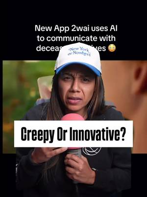 Did AI go too far with this? A new AI app is going viral for allowing you to talk to your dead relatives. The app is called “2wai,” not tagging them because honestly, this is a little too weird for me. From the looks of it, it shows that you can record a video of one of your loved ones who’s still alive in the hopes that when they pass, you are able to still interact with them through this AI avatar. Some may be for it, some may not. Is this creepy or is this innovative? #nickysaunders #2wai #aitools 