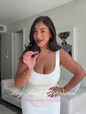 It’s giving versatile, supported, and most importantly - big bust approved 🙌🏽 let’s style this classic @SHEIKE dress two ways ✨🤍 #midsizefashion #curvyfashion 