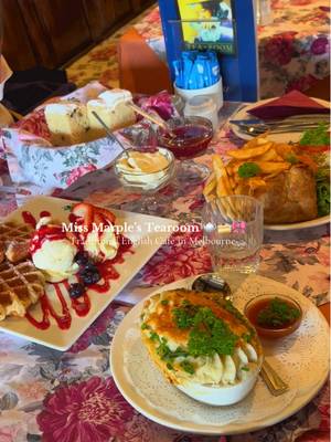 The prettiest tearoom in Melbourne 💐🎀 I definitely recommend trying their scones! They were fluffy, unlike your typical scones, and were served with a generous dollop of fresh whipped cream and raspberry jam 🍰 📍382 Mount Dandenong Tourist Rd, Sassafras VIC 3787 #melbourne #thingstodoinmelbourne #melbournefoodie #melbfoodie #melbournefood 