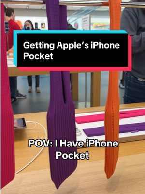 Yes, we have iPhone socks…we mean pockets 🧦😂📲 #iphonepocket #apple #Tech #iphonepurse #appleaccessories 