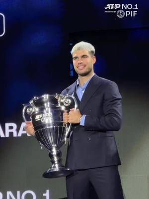 A celebration of Carlitos 🥇🏆 Come behind the scenes of the  ATP Year-End No. 1 presented by PIF ceremony 👏 #PIF | #ATPRankings | #partner | #NittoATPFinals | #TikTokTennis