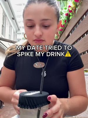 What is wrong with people. Spiking people’s drinks IS NOT okay!!! With InvisaWear, just two clicks alerts five family members/friends and optionally 911. Stay safe!! #fyp #safety 