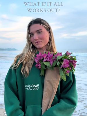 what if it all works out.. imagine everything goes even better than planned?🌷#hoodie 