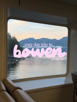 BOWEN ISLAND GUIDE 🌲🦌🌧️🌀🤎✨☕️ Okay, here’s everything I think you should know about a day trip to Bowen! IMPORTANT TO NOTE: During the Winter months, many shops change their hours. Be sure to check online for updated info. Also, be sure to support the local businesses while you’re there (especially through shoulder season) 🥹 GETTING AROUND: You don’t need a car! Most of the places I mentioned here are within walking distance. However, a car is useful for reaching places deeper into the Island. FERRY INFO:  There are no ferry reservations for Bowen, so you just need to go to the BC Ferries site to check the schedule! ALSO - your ticket is a return fare.  WHERE TO HIKE NEAR SNUG COVE (aka the ferry terminal area): – Crippen Park area (Killarney Lake, Bridal Veil Falls) – Dorman Point look-out trail – Mt. Gardner If you’re looking for trails, I’d suggest heading to www.tourismbowenisland.com/destination/information/ (@bowenislandtourism on insta) for lots of great info and maps.   PLACES MENTIONED IN THE VIDEO: @tellyourfriendscafe  @narwhalonbowen  @branchonbowen  @seabird_shop  @bowenislandflowershop  @wrenboutique  @toshhomeandgarden  @sangredefruta  @cocoawestbc  @theburrowbowen  @artisaneats  Knick Knack Nook @mistthermal  Got any other questions? Feel free to ask in the comments 💛 #bowenisland #bowenislandbc #bowenislandtourism #bowenislanddaytrip #bowenislandlife 