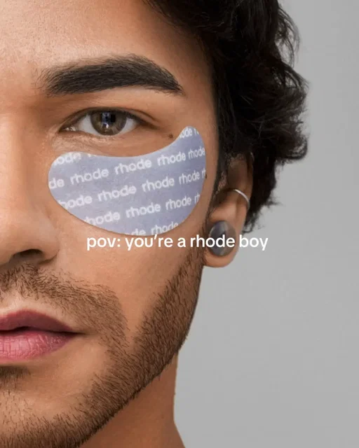 Rhode boys stay winning.🥇  Peptide Eye Prep 🤍 @rhode skin @Hailey Bieber #rhode #mensgrooming #mensfashion #mensbeauty #skincare 