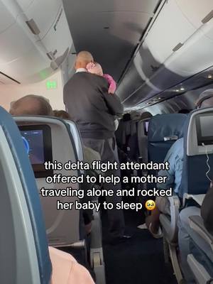 we’ve all been there. and when we are, kindness can mean everything. shoutout to flight attendant Link P. for being the delta difference and understanding that sometimes all you need when you’re traveling is a helping hand #deltaairlines 