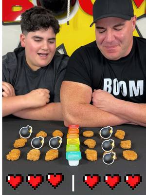 Chicken Nugget BOOM! 💥 Challenge #food #challenge #family #fun #boom @McDonald’s 