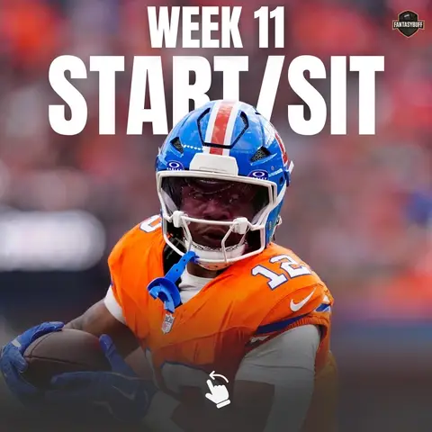 Week 11 Start/Sit is HERE! 🔥 These calls can win or lose your matchup… who’d I miss? 👀👇  #fantasyfootball #fyp #nfl #FantasyFootballTips #football 