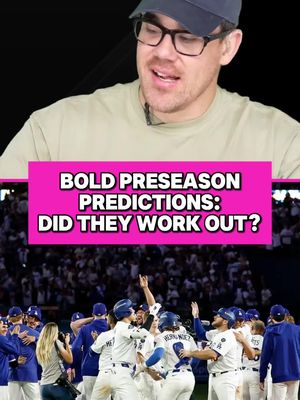 Bold Preseason Predictions: Did they work out? Part 1 #MLB #baseball